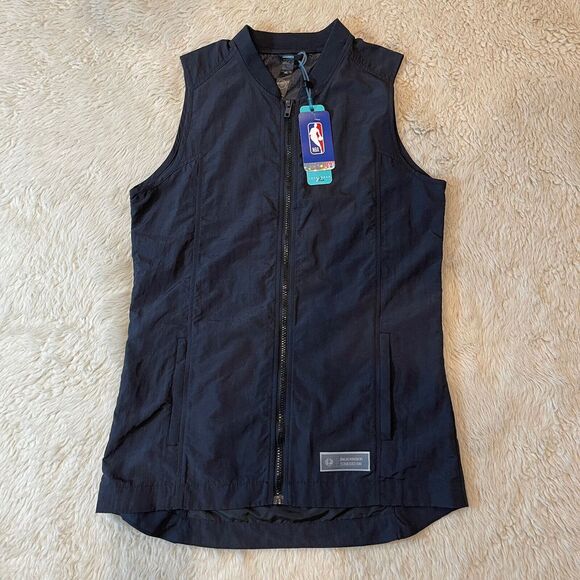 Levelwear Verve Vest‎ Women's Size M Dallas Mavericks NBA Basketball Hooded NWT - Picture 1 of 9